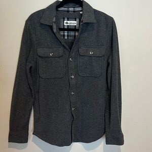 Woolrich Men's Charcoal Shirt Jacket